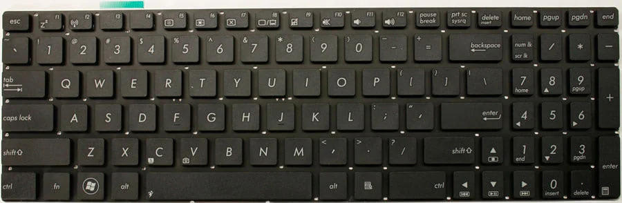 Клавиатура Asus X540 Без подсветки